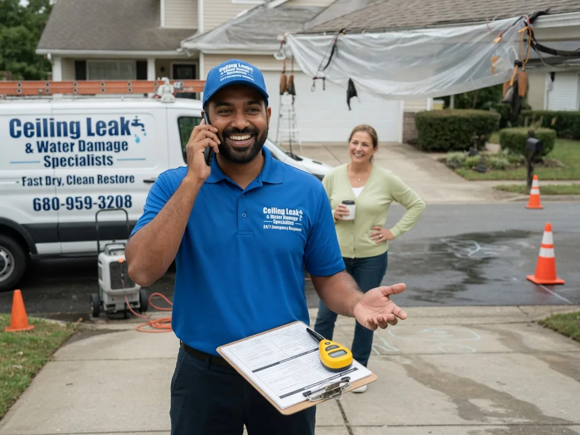Ceiling Leak Cleanup Mooresville, IN FAQs